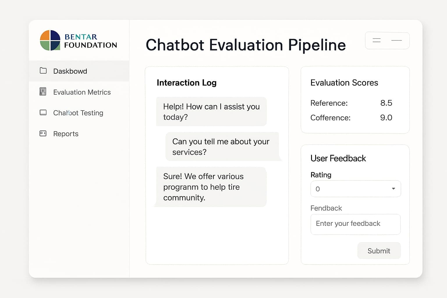 Chatbot Evaluation Pipeline